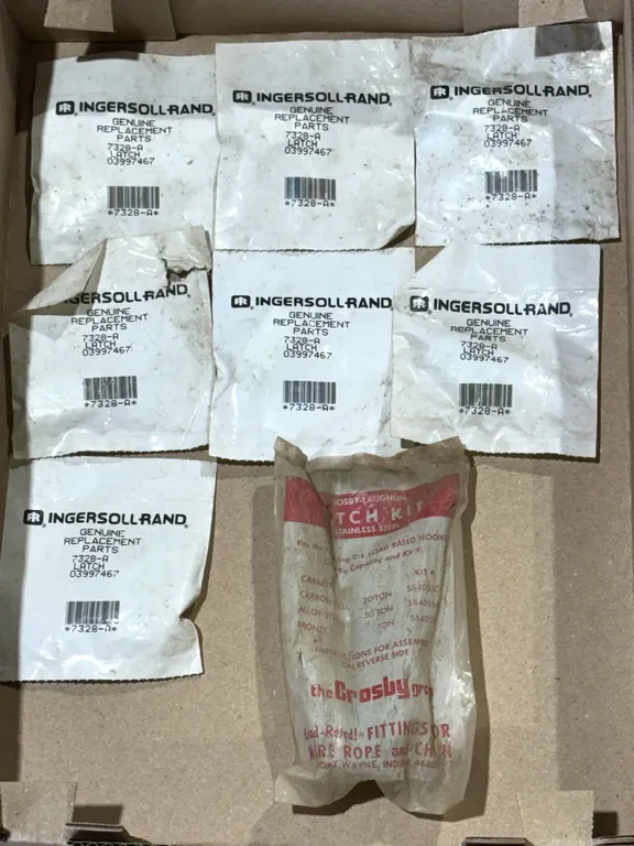 (6) IR Latch Parts and (1) Crosby-Laughlin Latch Kit