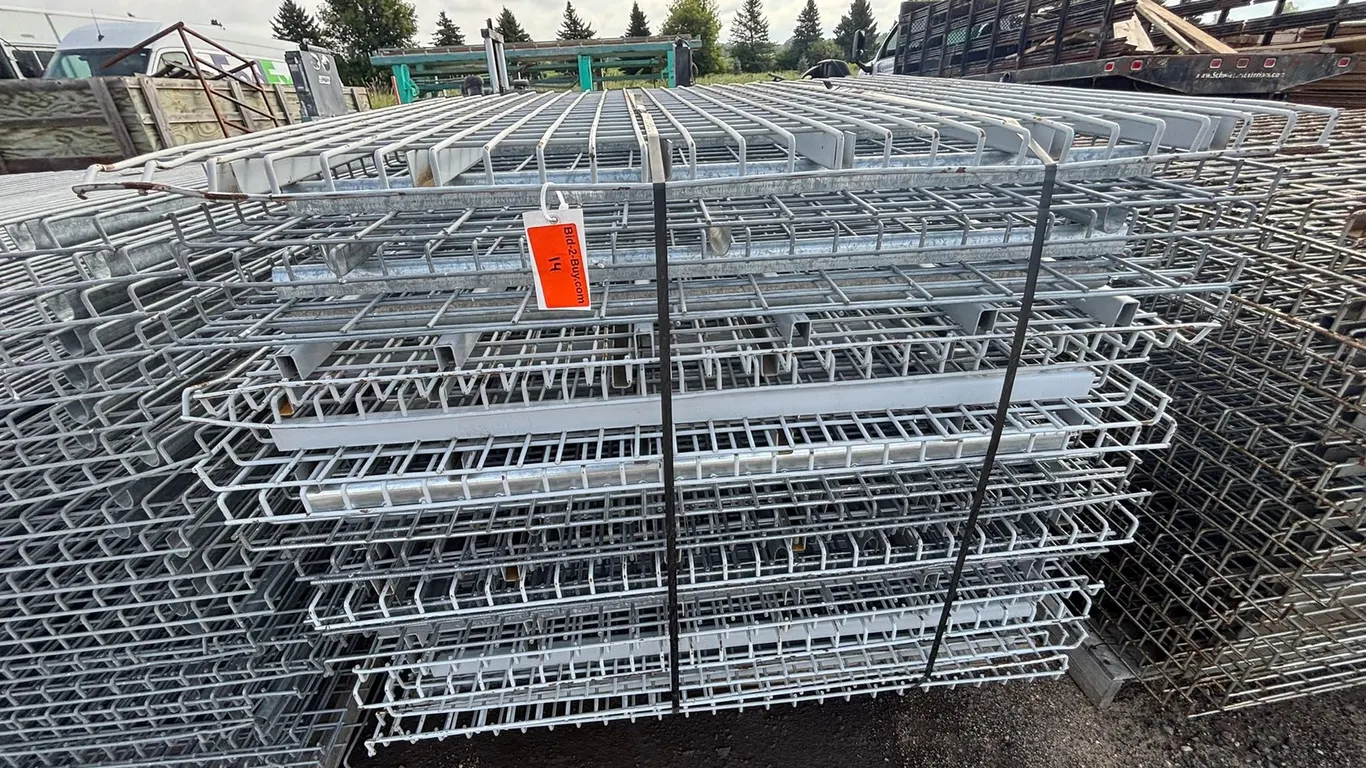 Approx. (21) 50" x 50" Pallet Rack Drop-in Grates