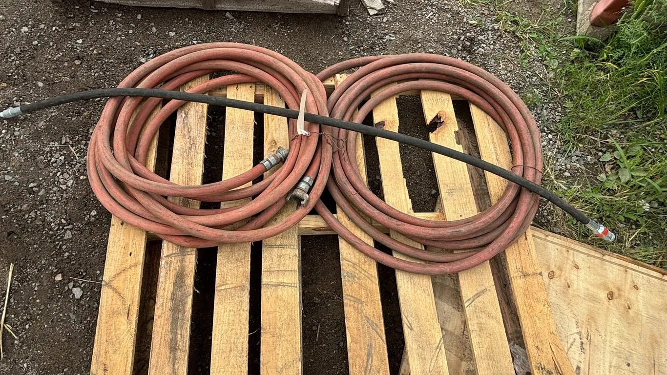 (2) Jackhammer Air Lines and Hose