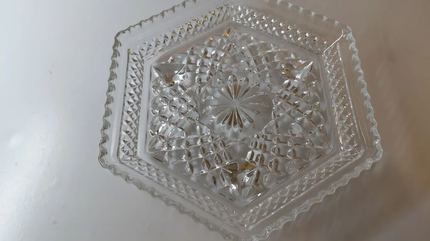Vintage Anchor Hocking Footed Dish