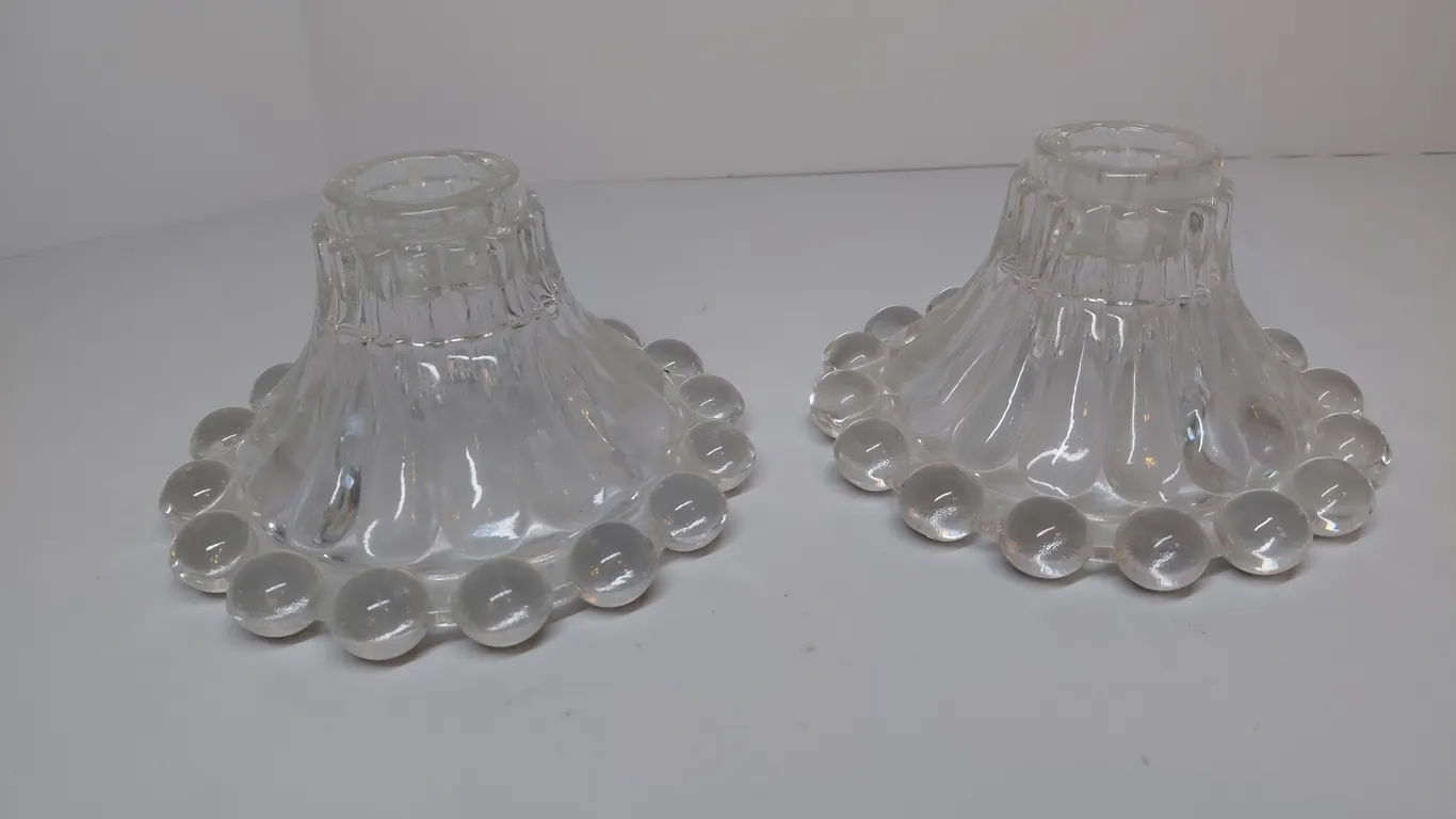 Vintage Anchor Hocking Berwick-Boopie Candleholders