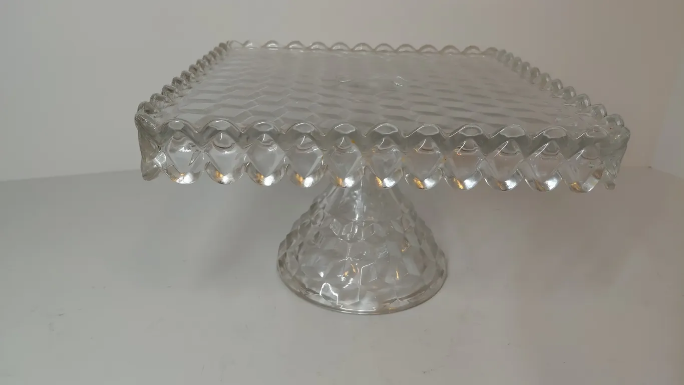 Vintage Fostoria Cake Stand
