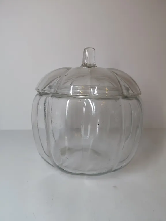 Vintage Anchor Hocking Pumpkin Cookie Jar