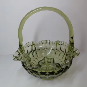 Vintage Fenton Glass Basket
