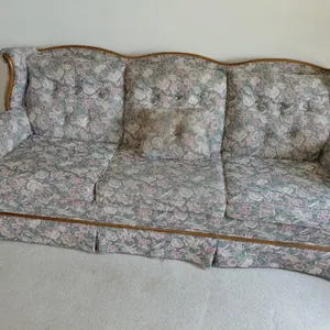 Italian Floral Tapestry Sofa