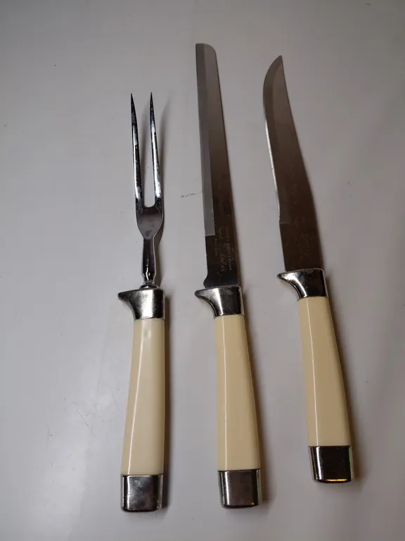 Vintage Carving Knife And Fork Set
