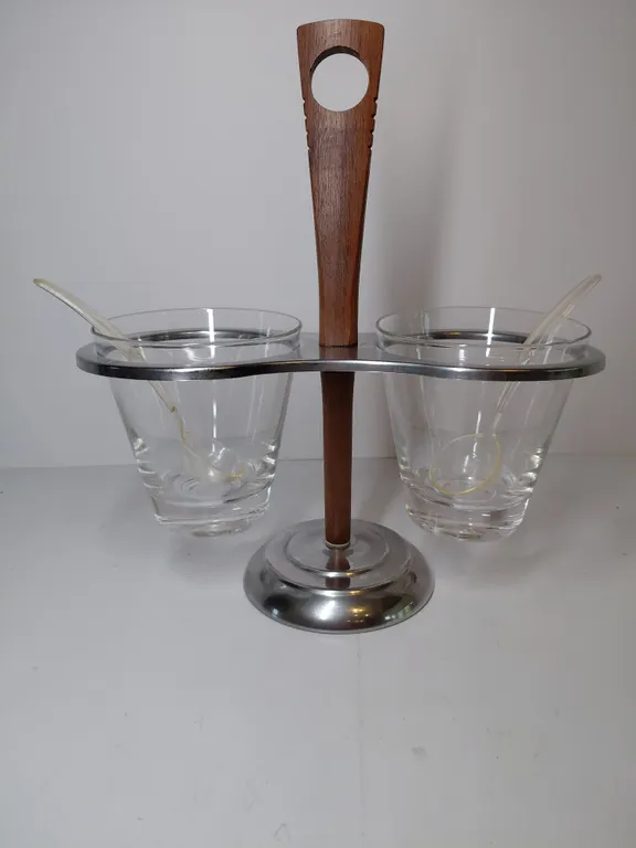 Mid-Century Modern Kromex Condiment Server