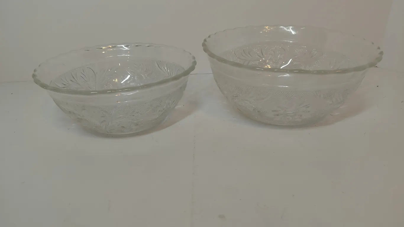 Vintage Anchor Hocking Serving Bowls