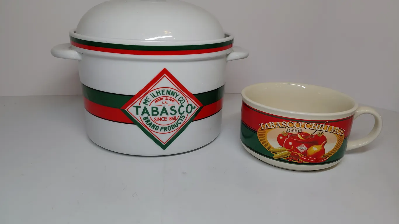 Tabasco Soup Tureen And Chili Mug