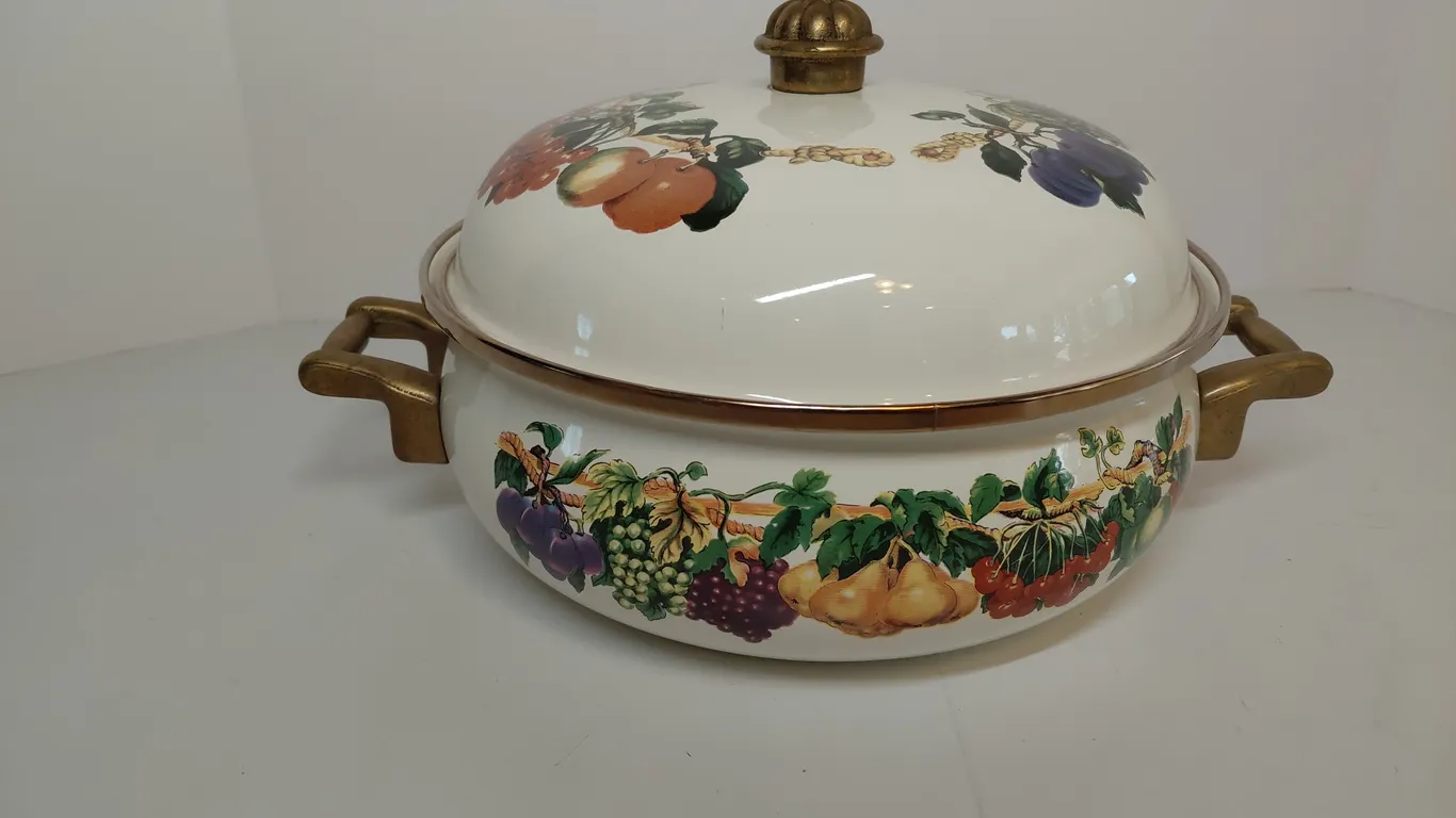 Vintage Enamel Pot