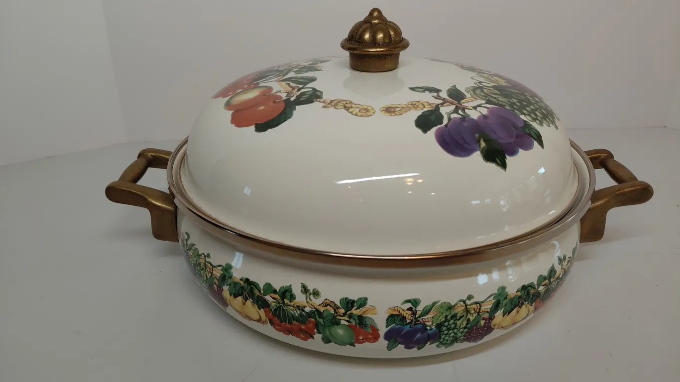 Vintage Enamel Pot