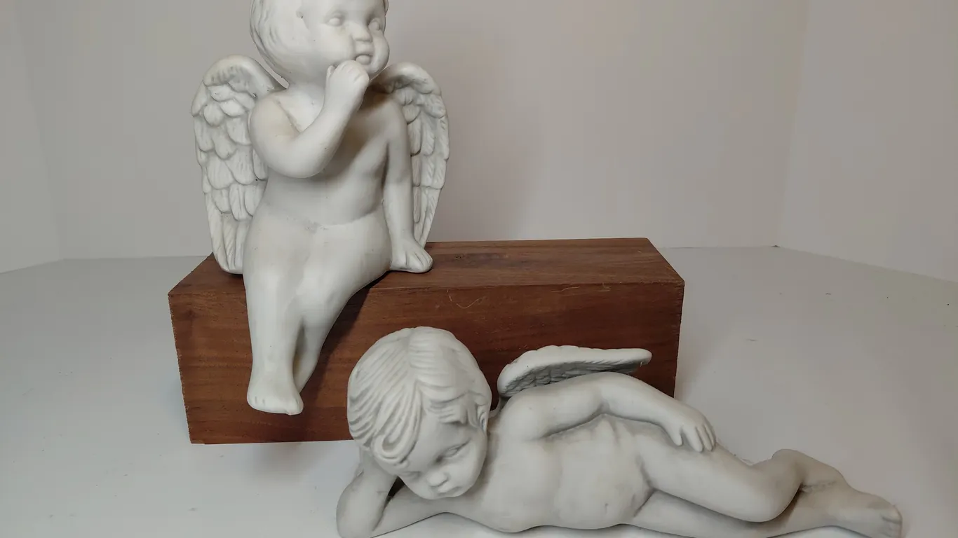 Bisque Cherubs