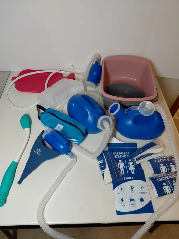 Urinals, Enema Bag, And More