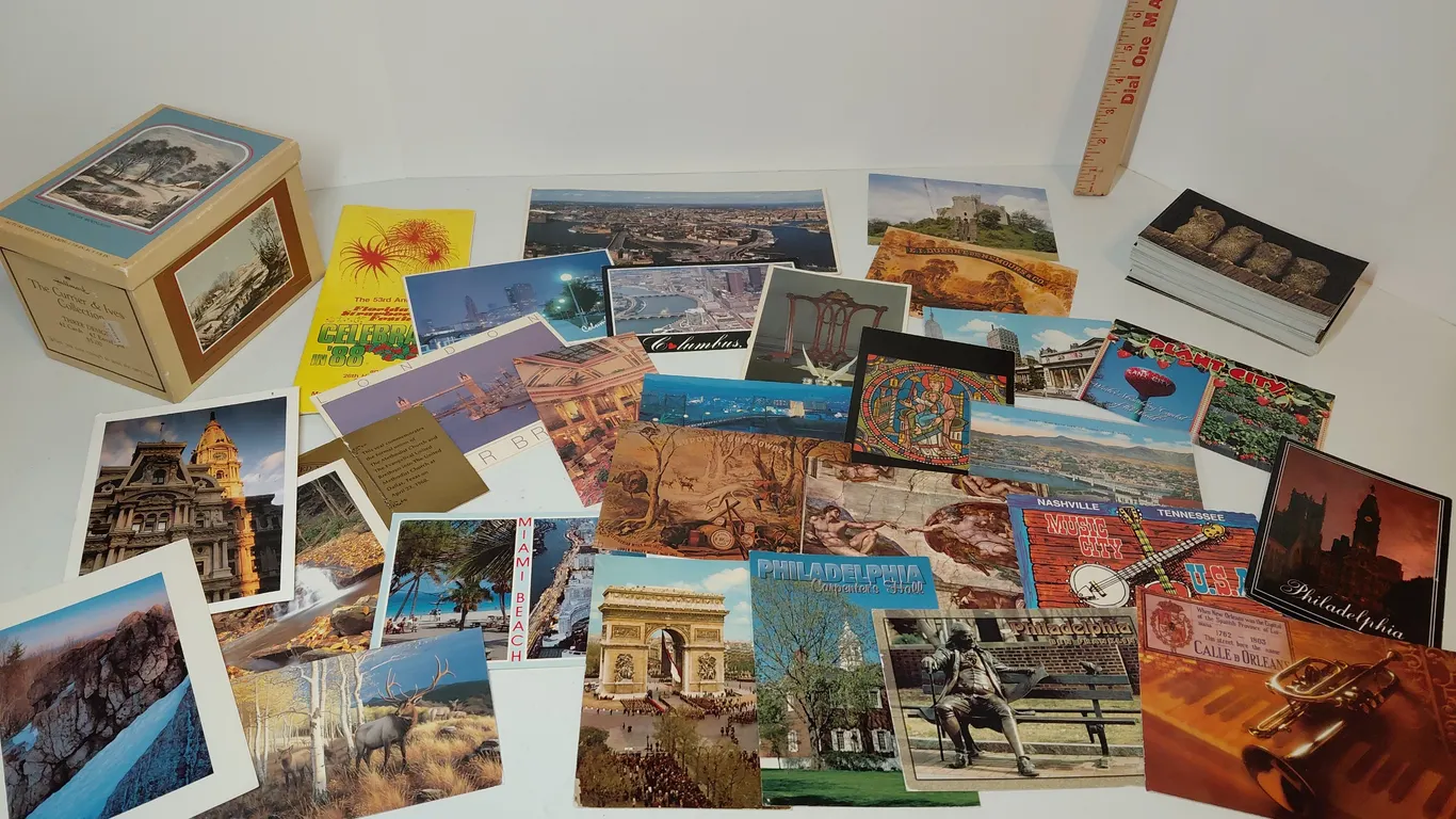 Postcards And Box