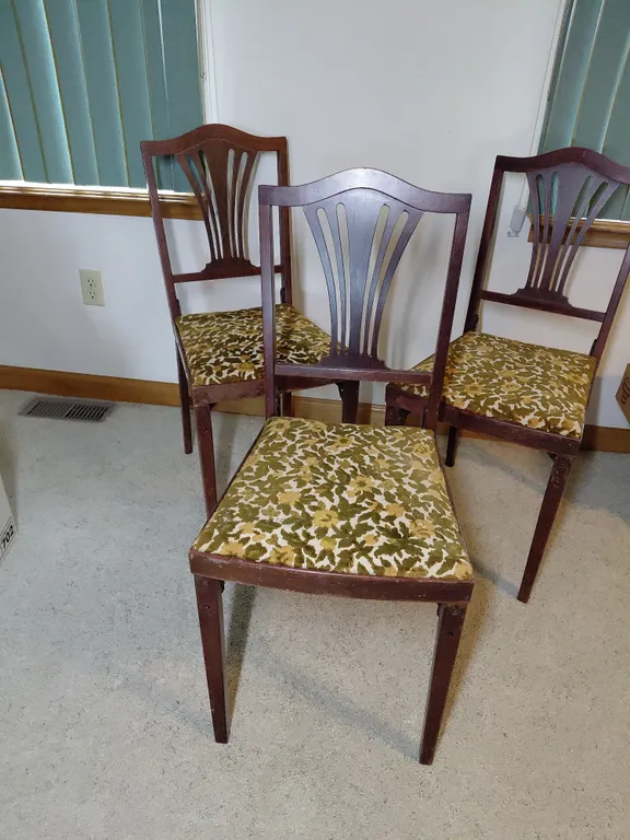Vintage Wooden Folding Chairs