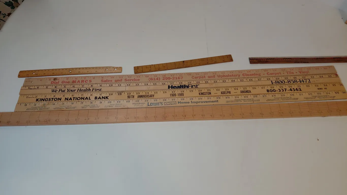 Rulers And Yard Sticks