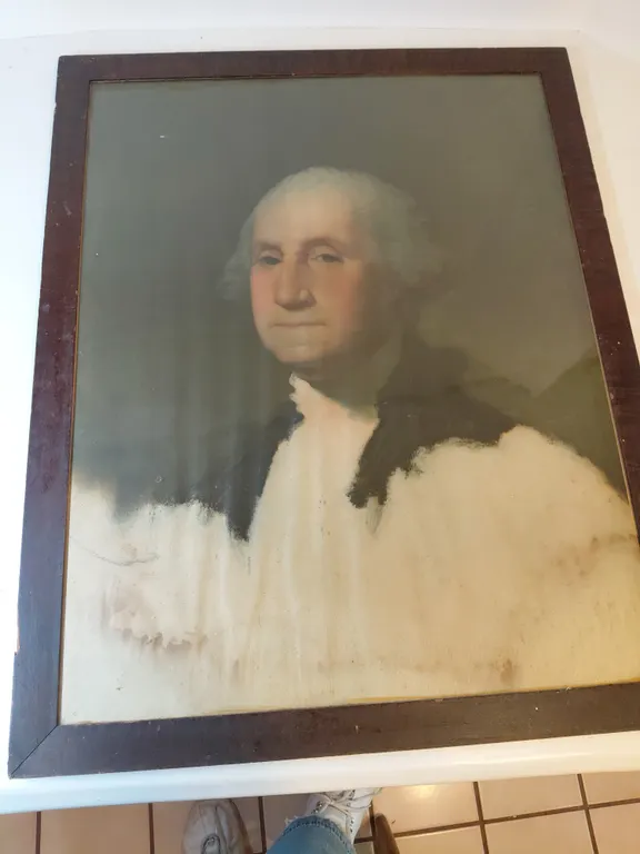 Vintage George Washington Print