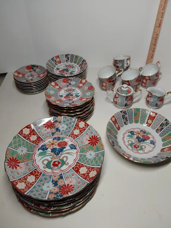 Imari-Style Service For Eight