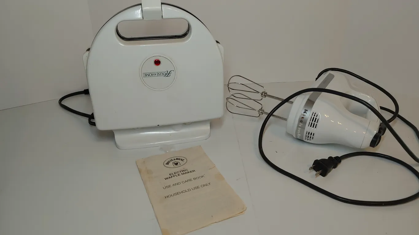 Hand Mixer And Waffle Maker