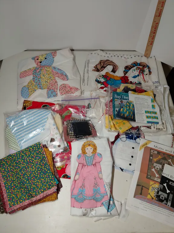 Cut & Sew Panels, Quilt Squares, & Fabric