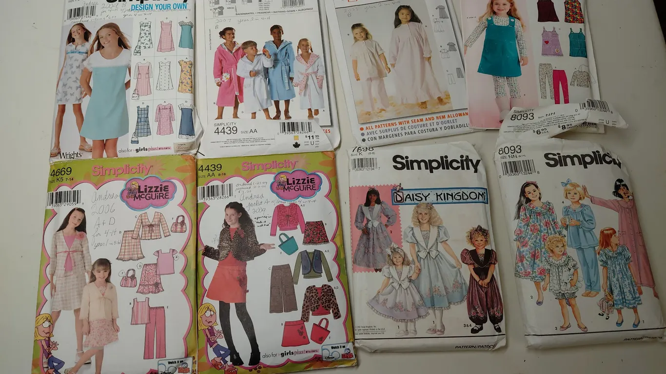 Vintage Girl's Patterns