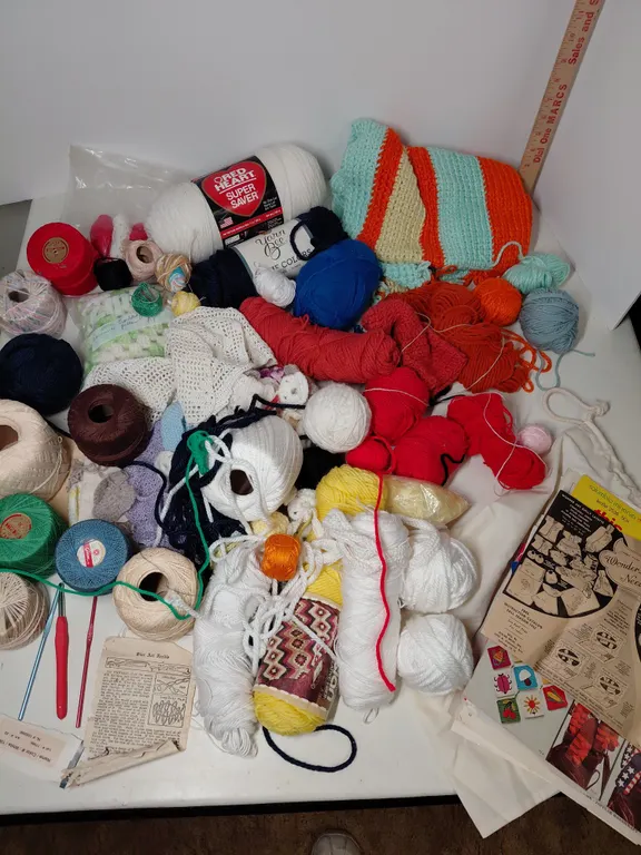 Yarn, Crochet, And Embroidery Thread
