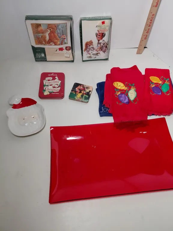 Christmas Hand Towels, Greeting Cards, Card Game, & More
