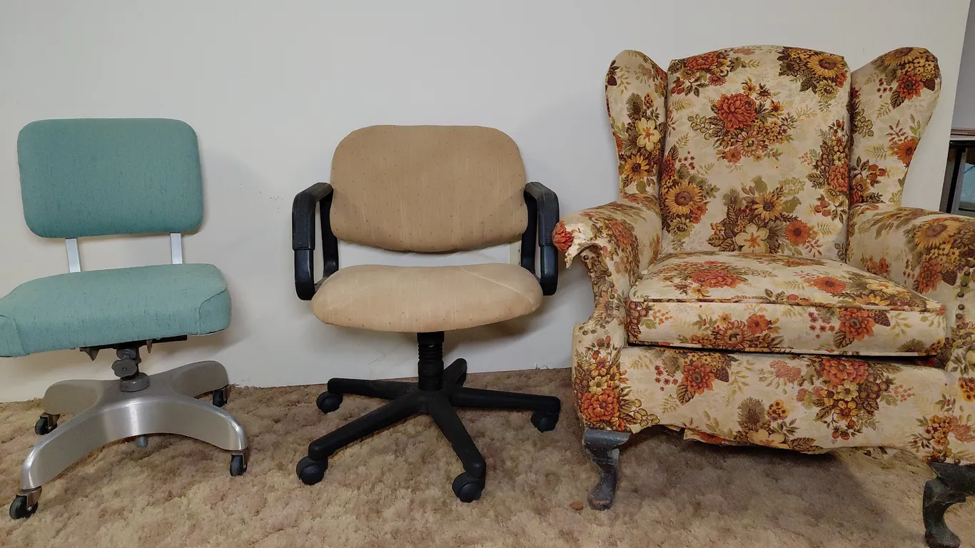 Desk Chairs And Wingback Chair