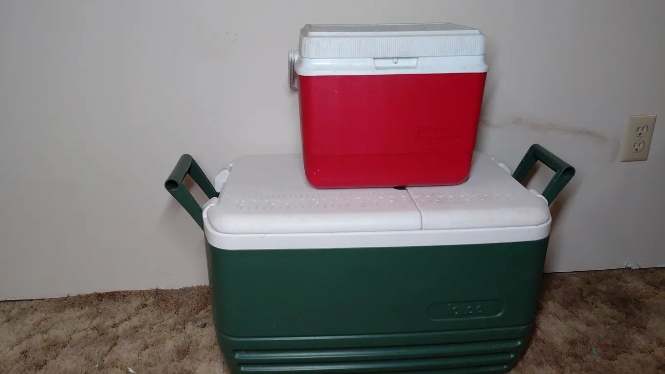 Large And Small Coolers