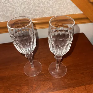 Waterford crystal champagne glasses-Curraghmore