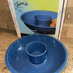 Fiesta lapis chip and dip set with box