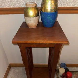Amish made plant stand/table
