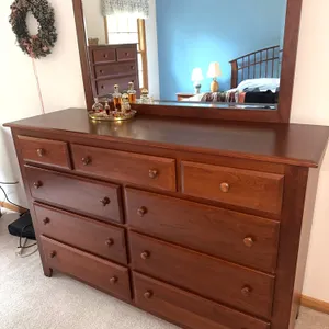 Absolutely stunning Amish made cherry dresser