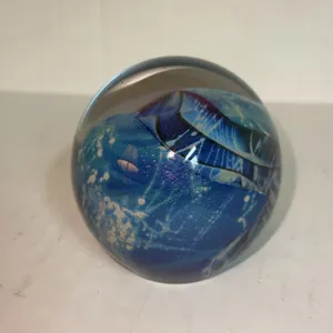 Artisan paperweight -signed