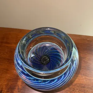 Artisan glass small bowl