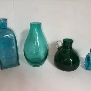 Colored glass - blue hues