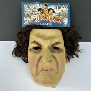2006 Paper Magic Group 3 Stooges Latex Rubber Full Head Mask Larry