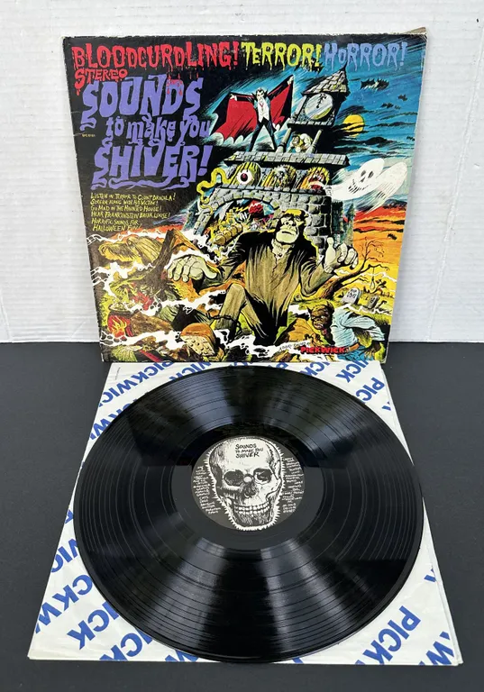 Vintage Sounds To Make You Shiver Halloween Party Vinyl Record