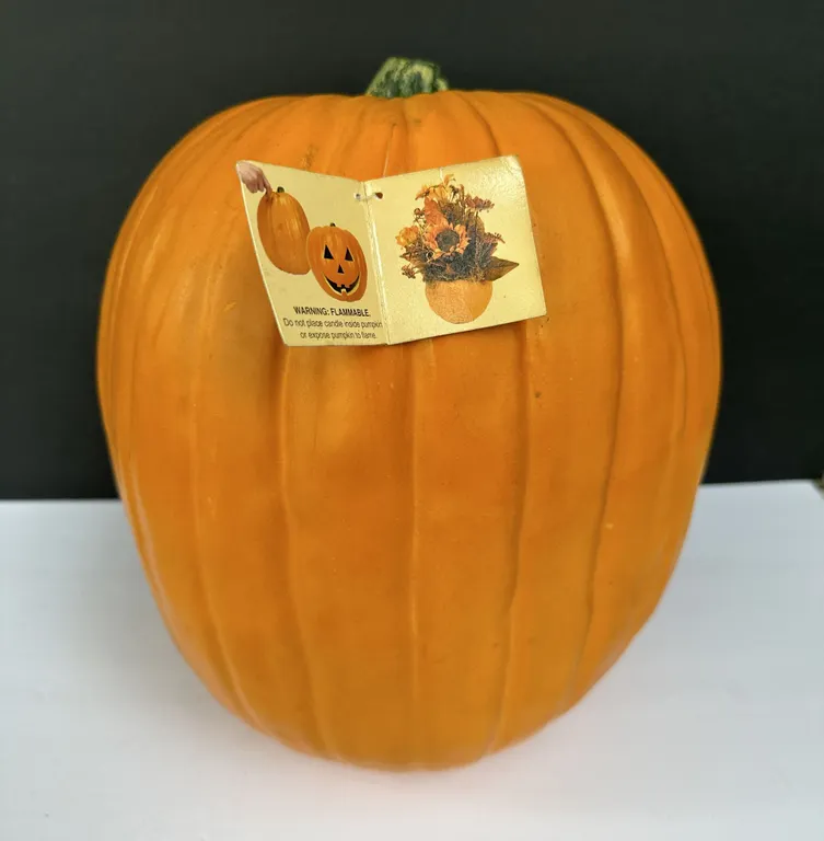 Michael's Carvable 13" T Foam Pumpkin Unused w/ Tags