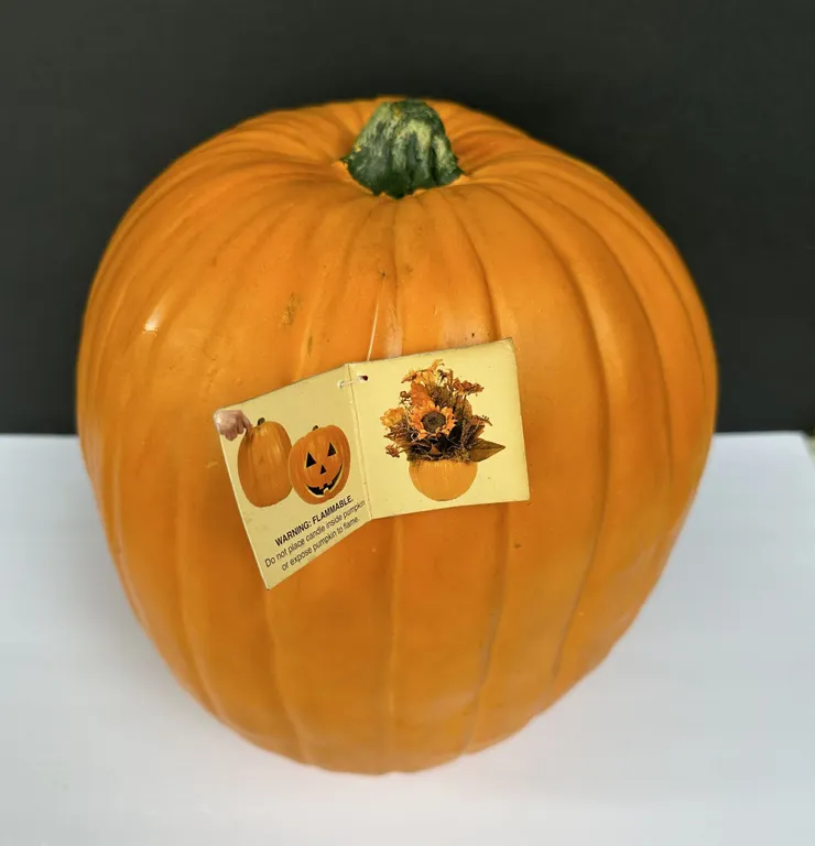 Michael's Carvable 13" T Foam Pumpkin Unused w/ Tags
