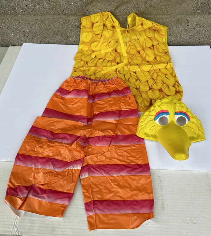 1979 Big Bird Ben Cooper Big Bird Full Halloween Costume