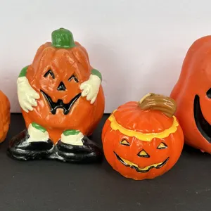 Halloween Jack-O-Lantern Pumpkin 3" - 5.25" T Candles