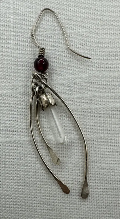 Sterling Silver 925 Chandelier Single Dangle Earring