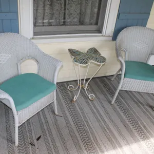 Wicker Chairs & Table