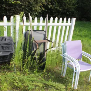 Composters, Wheelbarrow & Patio Chairs