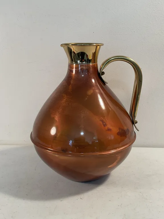 The Warm Glow Copper & Brass Pitcher / Decorative Jug