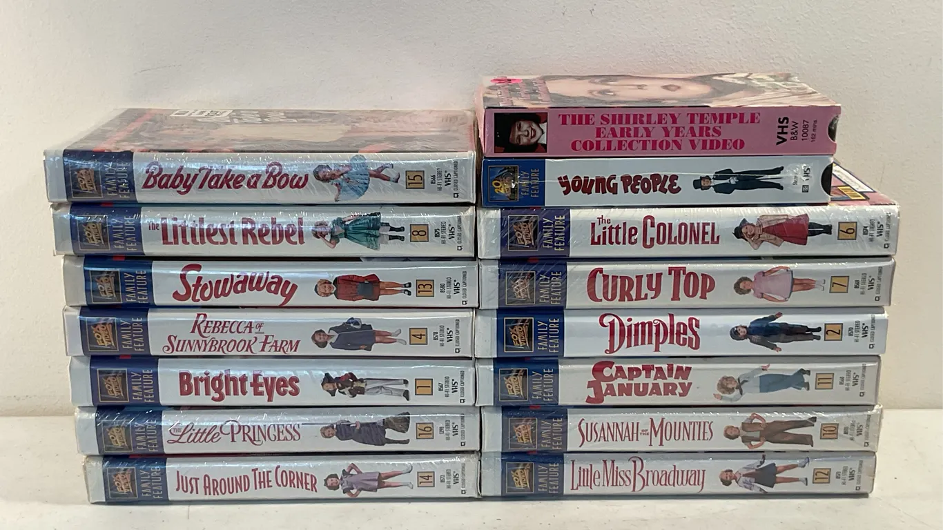 Shirley Temple VHS Movie Collection