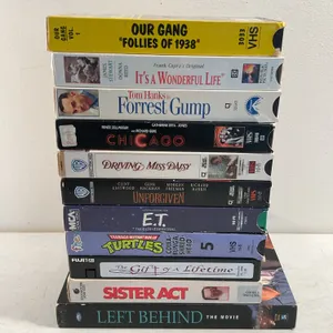 Assorted VHS Movie Collection – Classics, Family & Drama