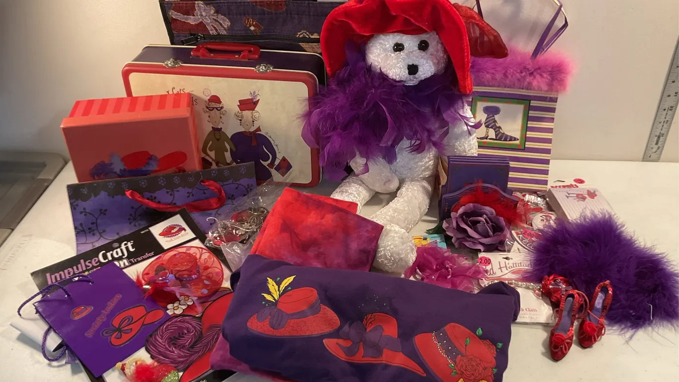 Red Hat Society Collectibles, Accessories & Apparel