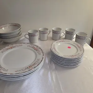 China Pearl Stoneware Pattern "Donna" 21 pcs